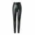 hitueu Damen Kunstleder Leggings High Waist Leggings Hose Strumpfhosen Treggins Leggins Kunstleder Leggings Leder Look Hüfthoch, Schwarz, M - 1