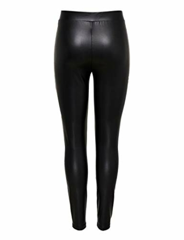 ONLY Damen Onlcool Coated Noos Leggings, Schwarz (Black Black), M EU - 5