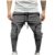 BIBOKAOKE Jeans Herren Skinny Stretch Jeanshosen Casual Reißverschluss Röhrenjeans Biker Jeans Denim Pants Sportbekleidung Hose Mode Stretchdenim Herrenjeans Männer Freizeithose Jeanshosen - 1