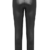 Kendindza Damen Thermo-Leggings gefüttert mit Innen-Fleece Basic Kunstleder High Waist (Schwarz, EU Größe: S | Herstellgröße: M) - 3