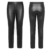 Kendindza Damen Thermo-Leggings gefüttert mit Innen-Fleece Basic Kunstleder High Waist (Schwarz, EU Größe: S | Herstellgröße: M) - 5