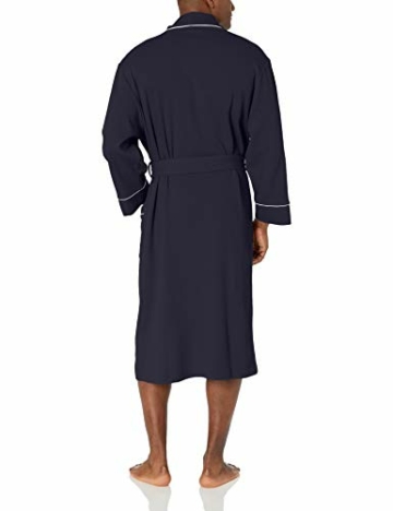 Amazon Essentials Herren-Bademantel mit Schalkragen, Waffelmuster, Navy, US XL-XXL (EU XXL-3XL) - 3