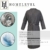 HOMELEVEL Pique Bademantel Reisebademantel 100% Baumwolle S - 6 XL Damen und Herren Übergrößen Morgenmantel Kimono Saunamantel Reise Morgenrock Piquee Waffelpique Frauen Männer (6XL, Grau) - 6