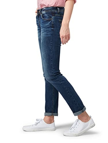 TOM TAILOR Damen Alexa Straight Jeans 10622022 Alexa Straight, 10281 - Mid Stone Wash Denim, 32W/32L - 8