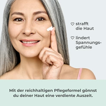 Cosphera Hyaluron Nachtcreme 100% vegan - Nachtpflege für Falten, Tränensäcke und Augenringe 30 ml - Gesichtscreme für Frauen und Männer - 3