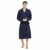 U2SKIIN Bademantel Herren 100% Baumwolle, leichter Herren Bademantel Morgenmantel Kimono Sauna Bademantel Saunamantel (Marineblau, L/XL) - 1